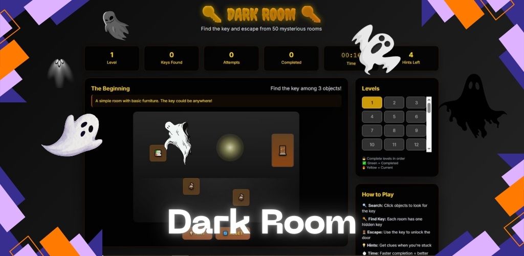 Dark Room Escape - Mystery Adventure Game