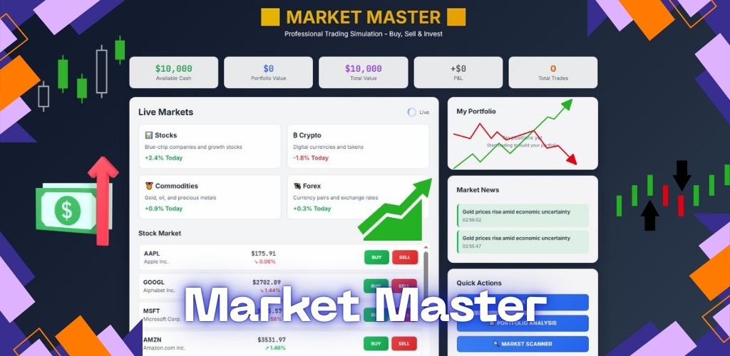 Market Master - Strategy Trading Game