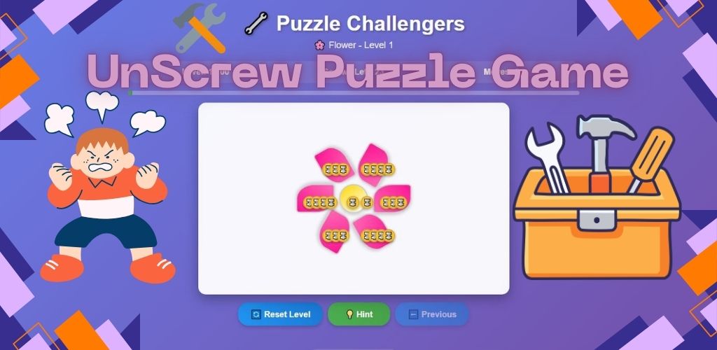 Unscrew Puzzle - Logic Challenge Game